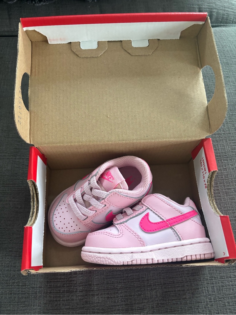 Brand New- Nike Kids Pink Dunk Low Sneakers